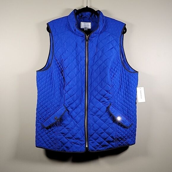 Charter Club Quilted Stand-Collar Vest Sz XXL - Picture 2 of 7